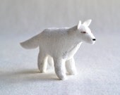 ghost the direwolf soft sculpture - game of thrones