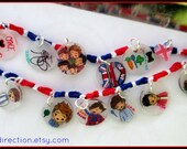 Custom One Direction Charm Bracelet (12 charms)
