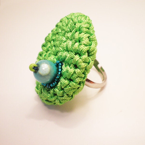 Green Pet-cap desgin ring