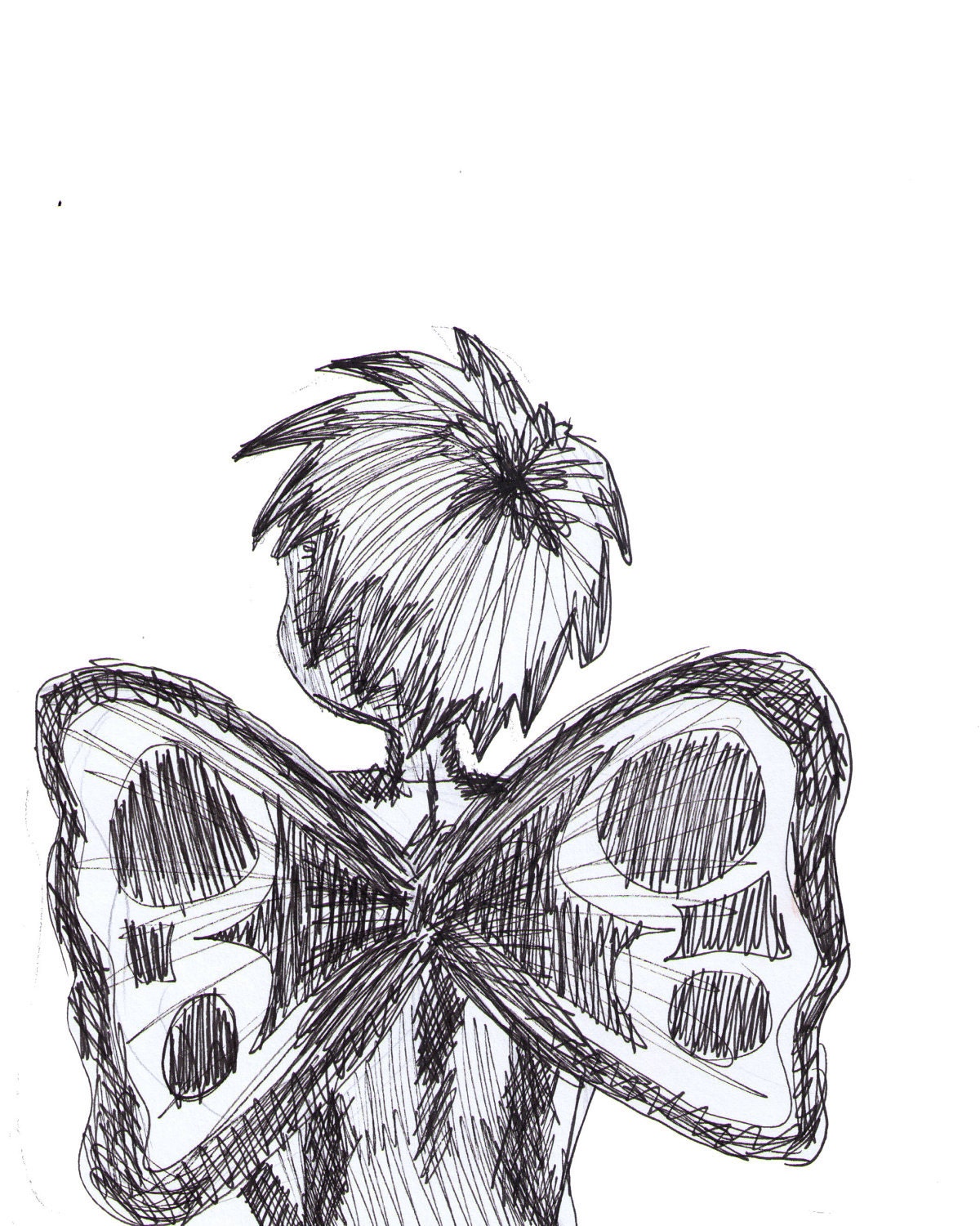 Ready For Take Off (boy) 4x6 sketch print