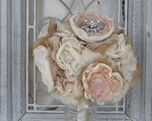 Wedding Bouquet Rhinestones Vintage Inspired Custom Made any Colors