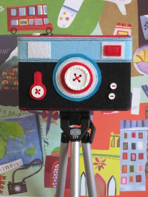 ECO BOXY Felt Camera Case, Featured in Simply Handmade Magazine (Your choice)