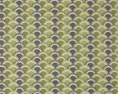 Tula Pink NEPTUNE Mermaid Tail in Algae by Moda