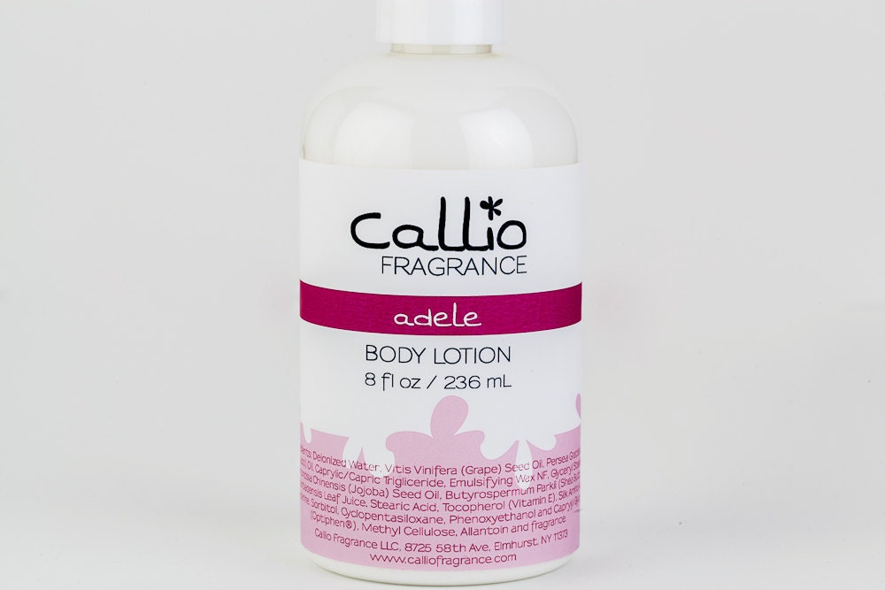 Adele Body Lotion blackberries, rose, vanilla and musk body lotion