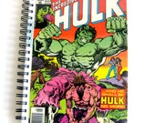 Incredible Hulk // Avengers Sketchbook & Journal // Recycled Vintage Comic