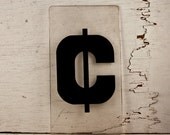 Typography Industrial Design Vintage Plastic Sign