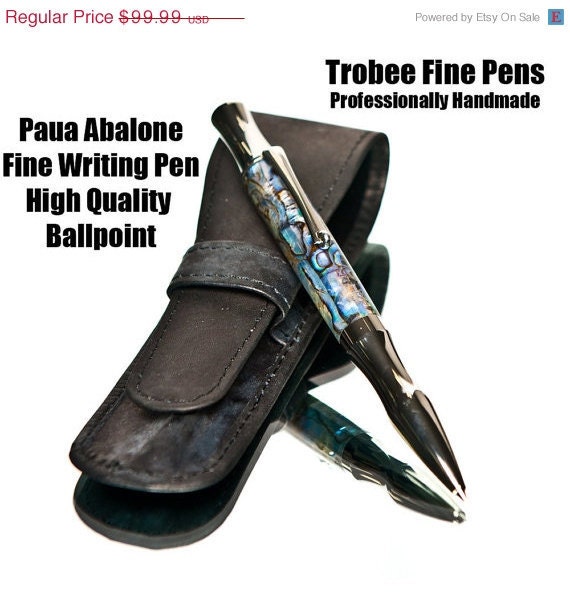 20% ALL PENS On SALE Now Paua Abalone Ballpoint Pen Chrome Handmade Paua shell writing pen High quality writing instrument for collectors