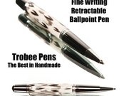 20% ALL PENS On SALE Now Bob White Feathers (Rare in pen making) Made by hand ballpoint feather  easier writing ballpoint pen retractable b