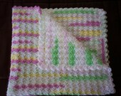 Pretty and Puffy Baby Afghan