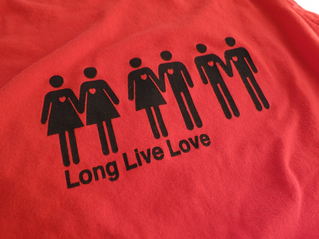 Long Live Love - Equal Rights, Equal Marriage, Equal Love for All Tee Shirt