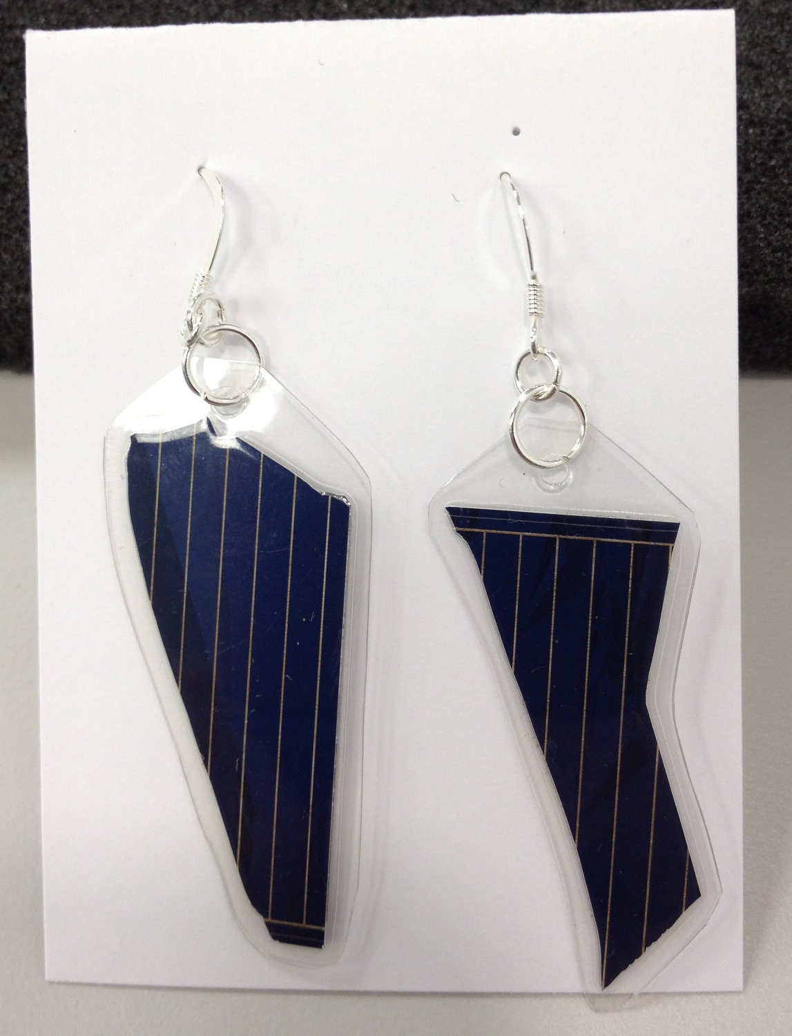 Solar Panel Dangle Earrings - Large