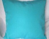 Outdoor pillow covers turquoise genuine Sunbrella fabric 20"