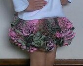 PATTERN - knit ruffled skirt