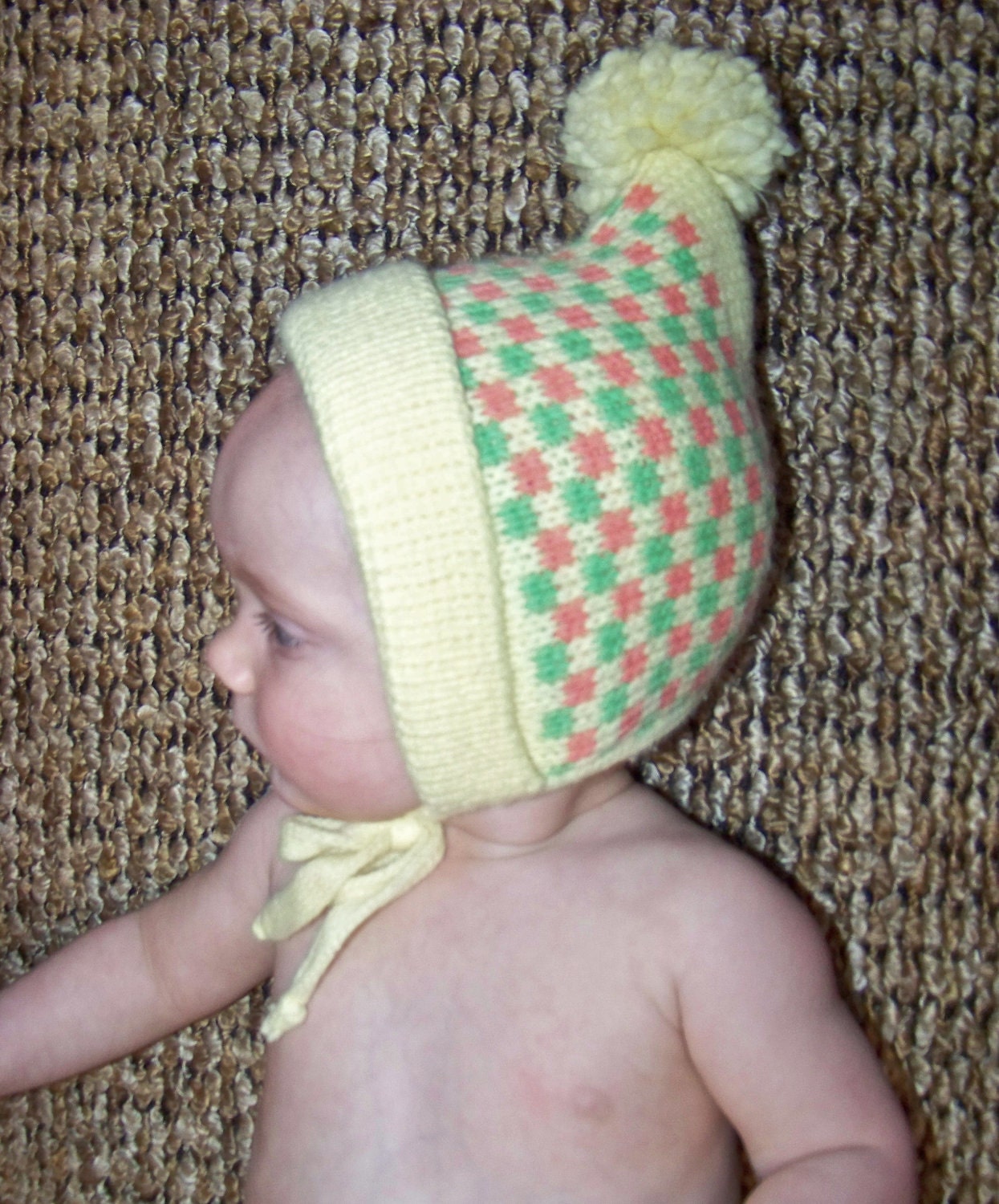 1970s Vintage Baby Hat