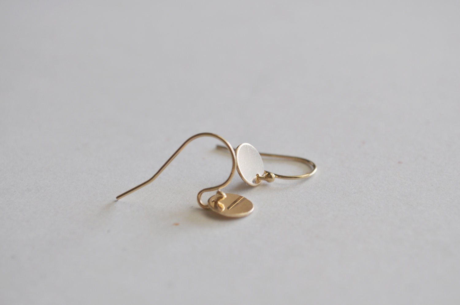 Tiny Dot Earrings - gold filled - simple everyday jewelry - adencreations