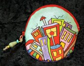 Hand Painted Designer Coin Purse