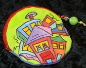Hand Painted Designer Coin Purse