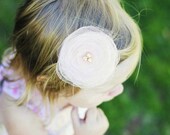 Cotton Candy Collection Medium Flower Clip