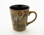 Owl mug teacher or graduation gift can be personalized