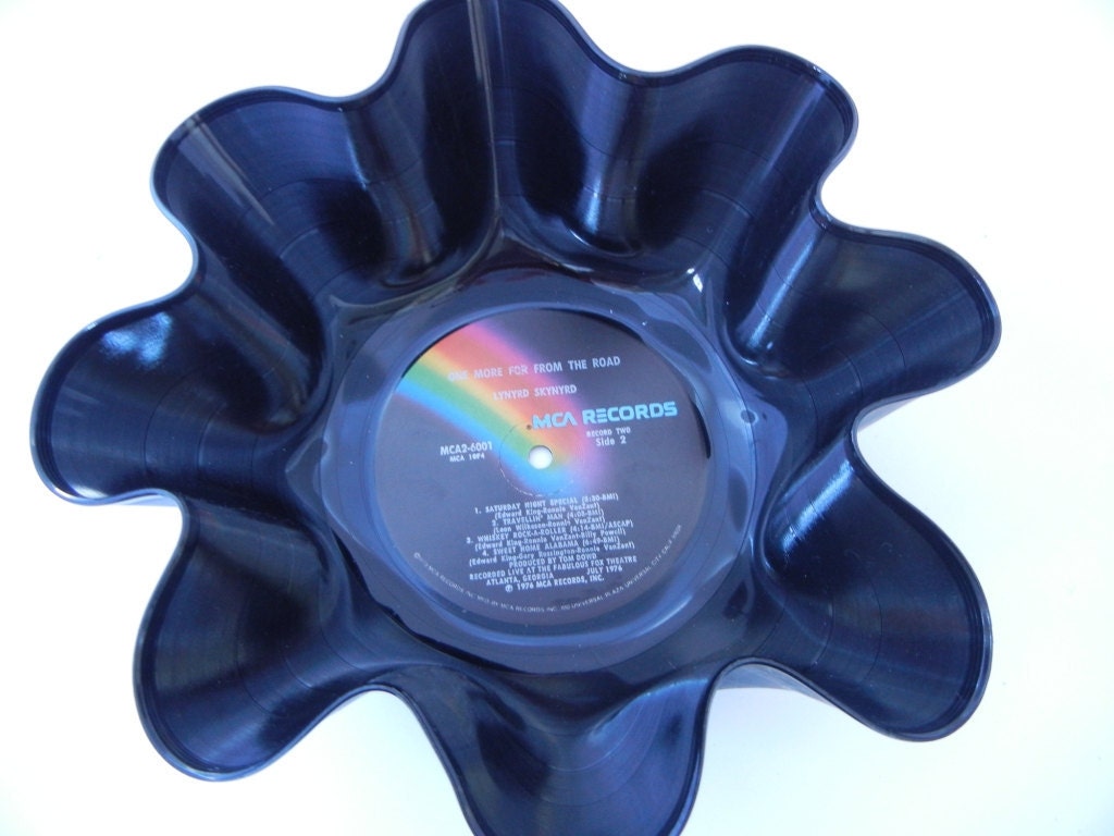LYNYRD SKYNYRD Vinyl Record Bowl (One More From The Road)