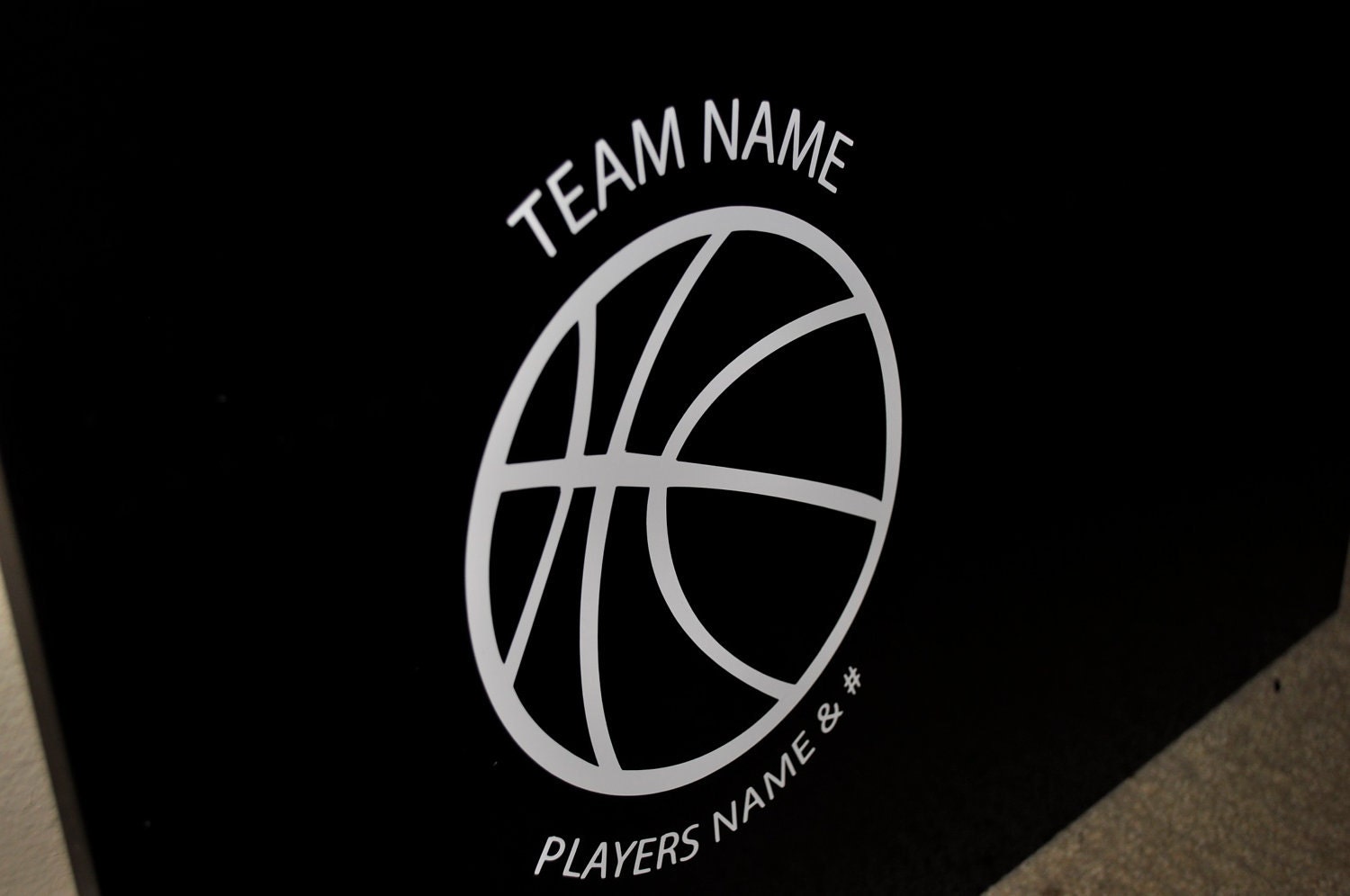 Customized Basketball Sticker