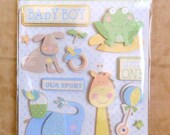 Animal Tales Baby Boy Stickers by K and Company-FREE SHIPPING