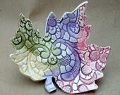 Ceramic Leaf Soap Dish Spoon Rest Anything Dish