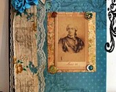 OOAK Neo Victorian King Louis Journal French Cottage Chic