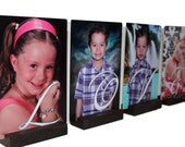 GIFTS FOR DAD-Great Fathers  Day Gifts-High Resolution Personalized Metal 5x7 Photo Blocks -Custom Photo Displays