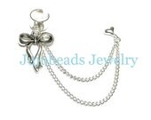 READY to be SHIPPED With A Bow On Top - Chain Ear Cuff