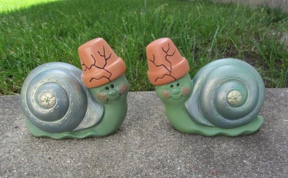 Snail Couple - Yard Art