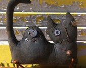 Primitive Steampunk Cat- ready to ship