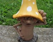 Ceramic Mushroom outdoor decoration for you yard or garden-Cute