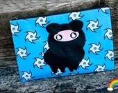 Ninja Pig Cosmetic Bag