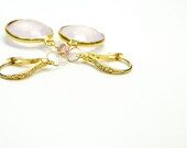 Pale Pink Earrings on Etsy:) Soft Pink Bridal Earrings