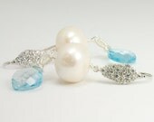 Blue Bridal Earrings on Etsy:) Couture Bridal Earrings