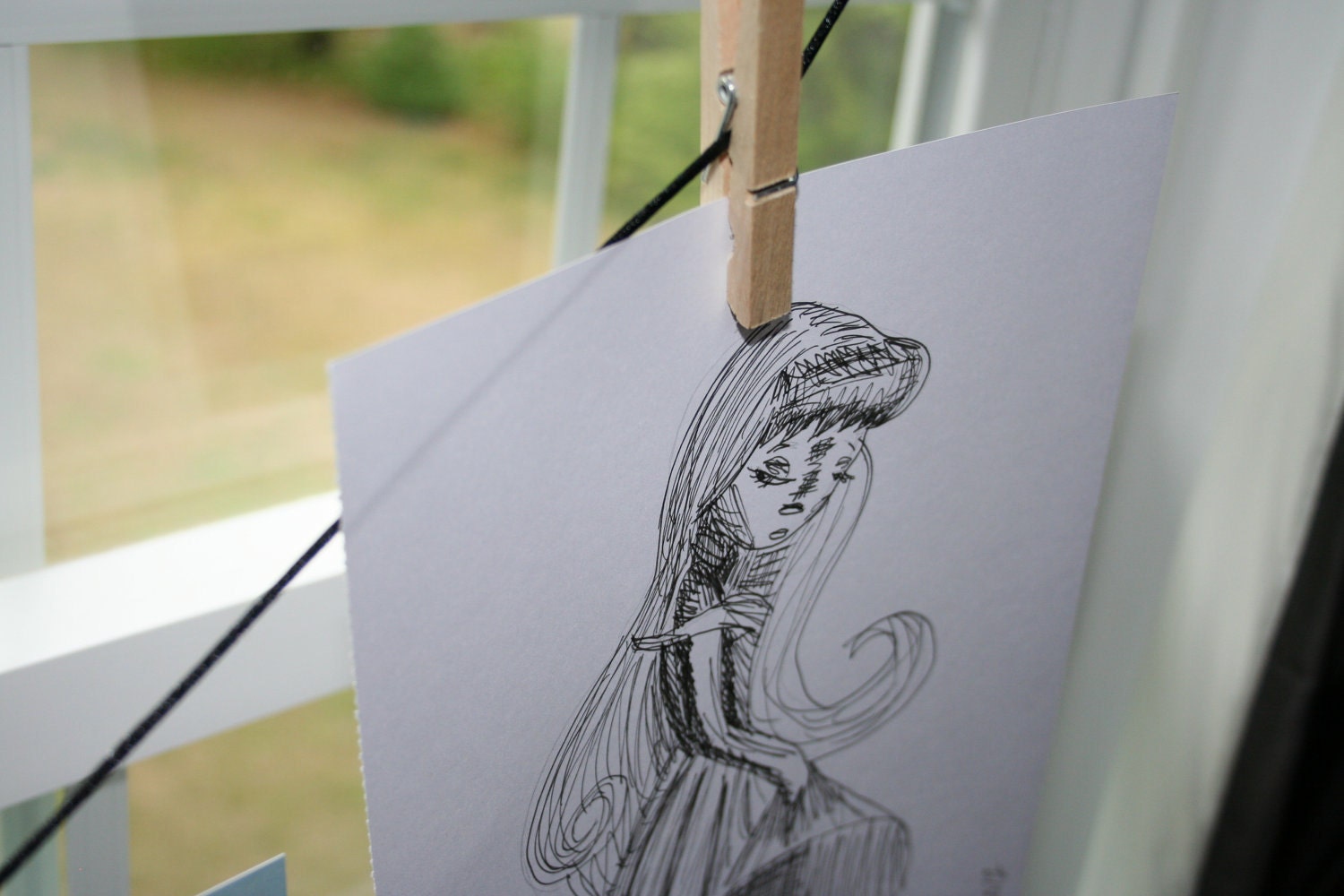 Floating Away 8x10 Cadouxdle sketch