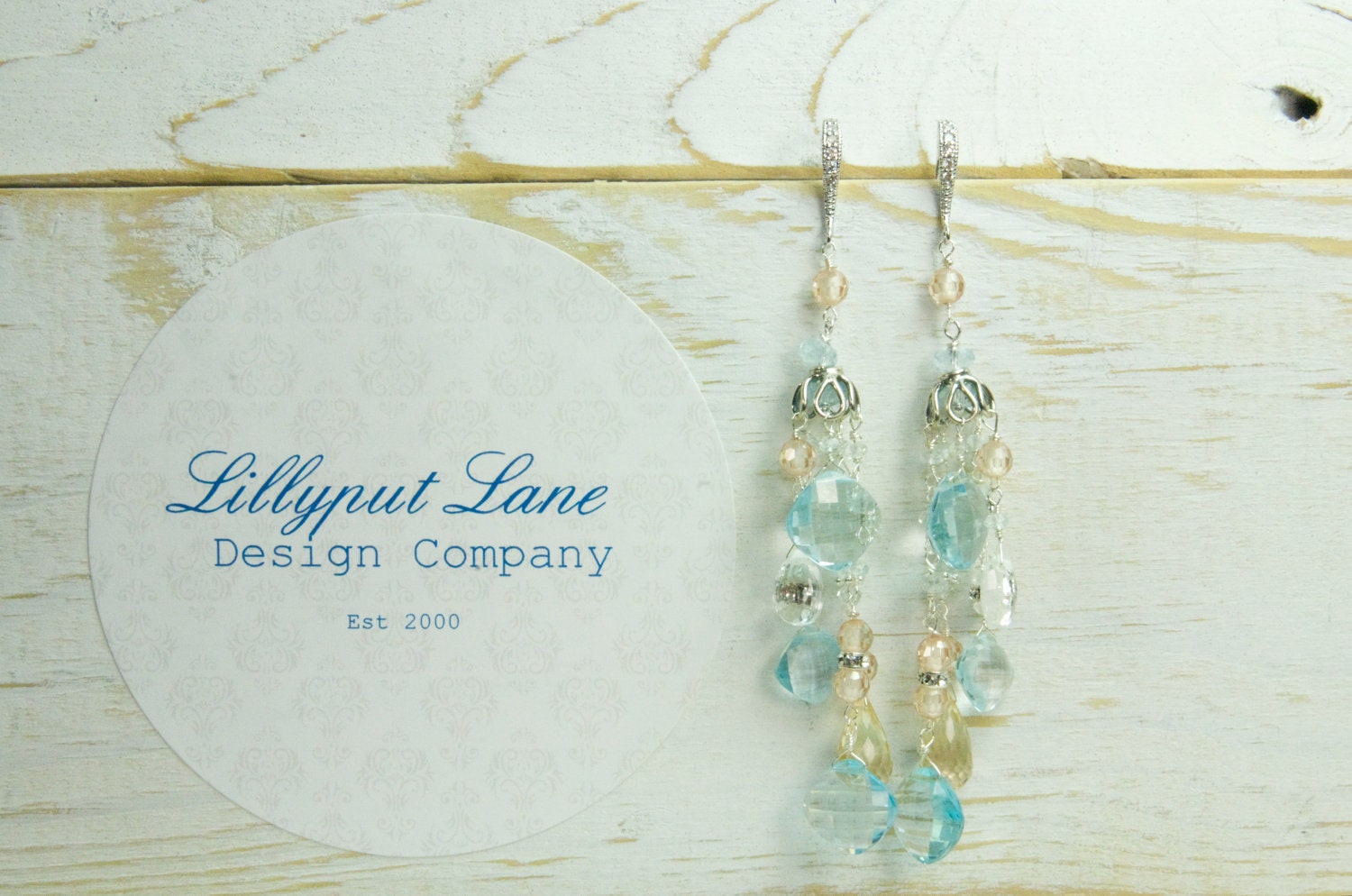 Reserved for TANYA   Vintage Inspired with a Modern Twist Cascading Earrings