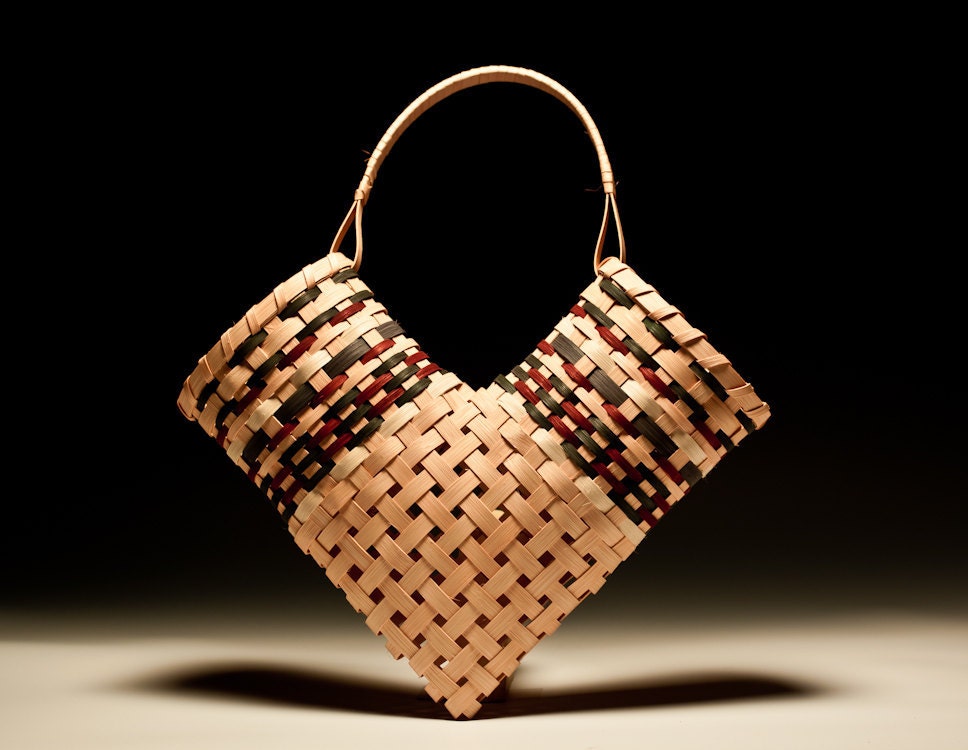 Small Open Heart Basket