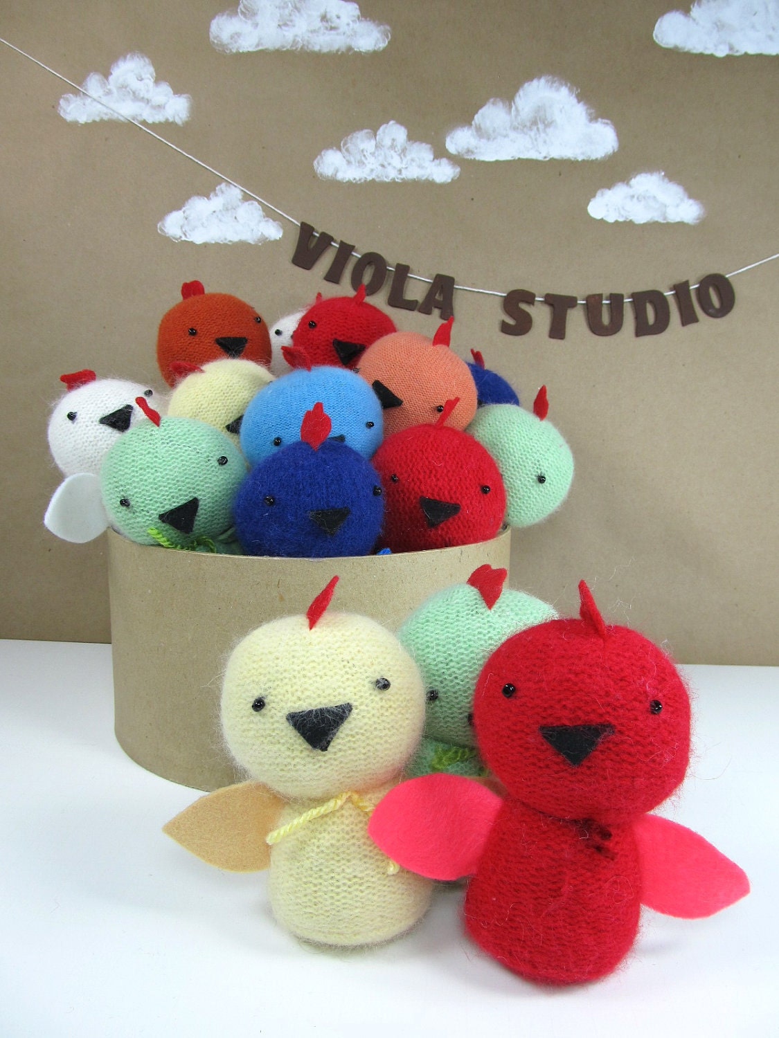 Little Chick - soft toy - violastudio