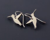 Tiny Hummingbird Earrings