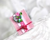 Mini Mouse Book Tiny Blank Accordion Photo Album Teensy Journal Children Kids Baby Hot Pink Polka Dot Green Animal Garden American Girl Doll