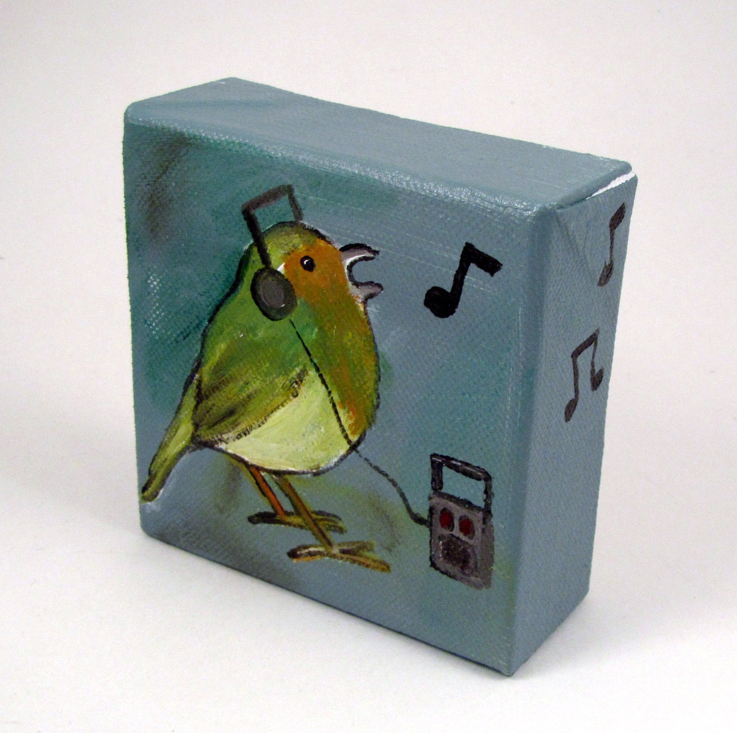 Whimsical Home Decor, Songbird Painting