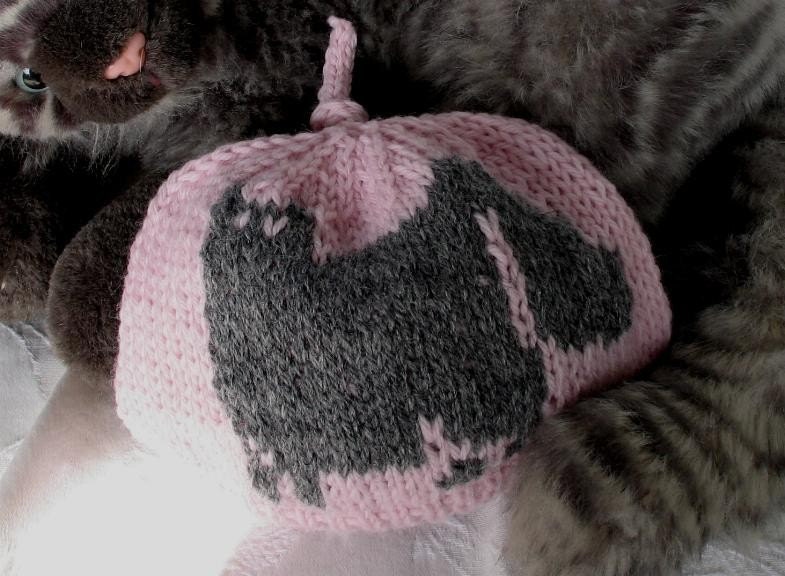 MEOW MEOW - Persian Cat Beanie - Baby sized