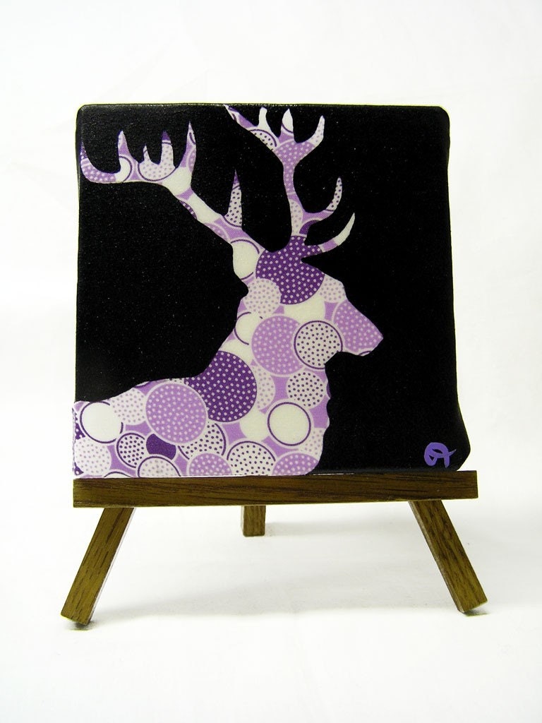 King of the Forest 5X5 Painting