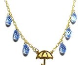 Rainy Days Umbrella Necklace