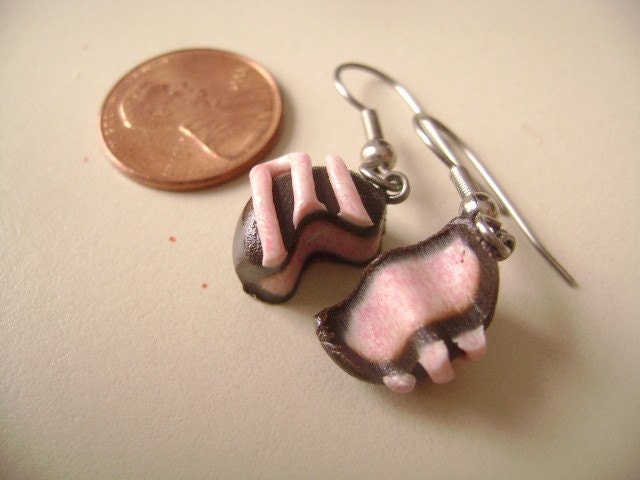 Chocolate Candy Earrings