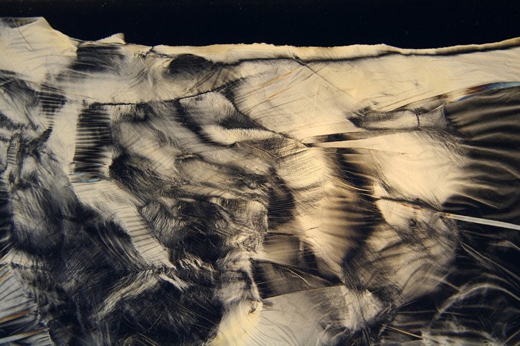 black and beige landscape 2 - A3 size