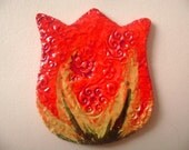 Fiery Art Deco Tulip