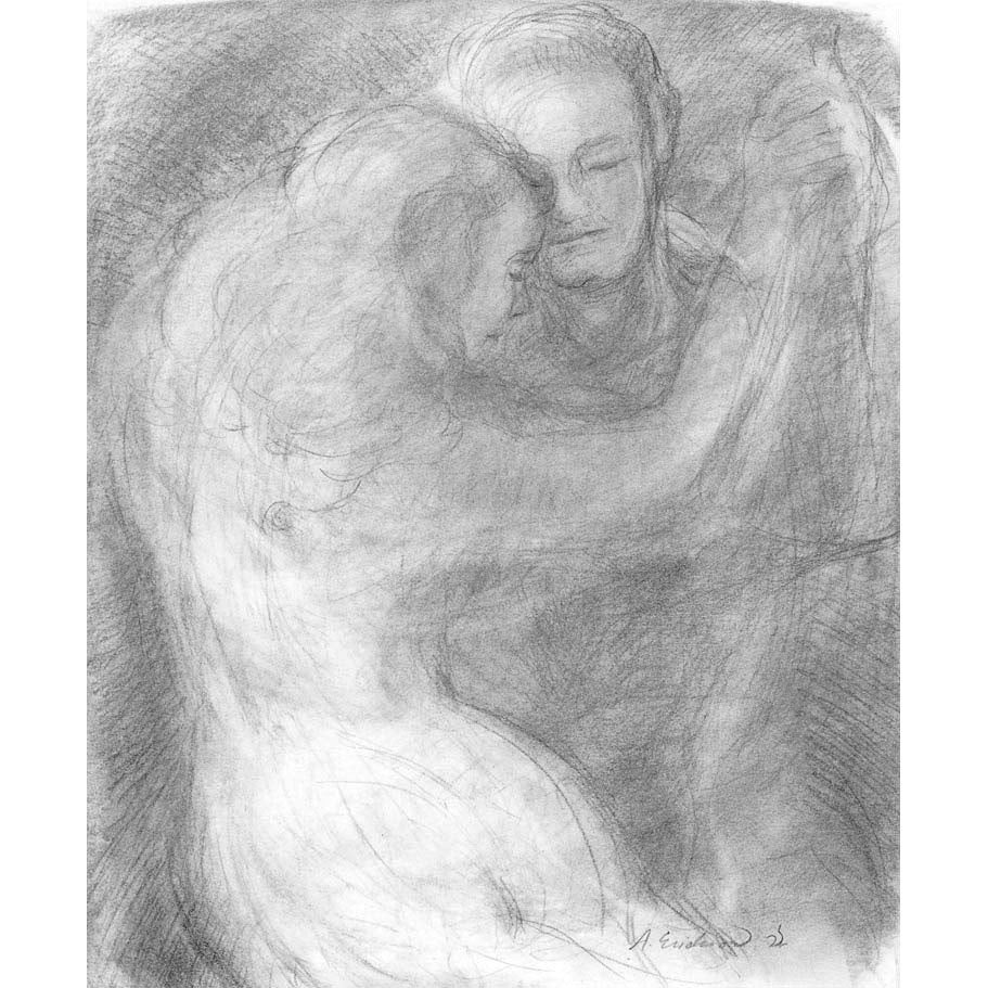 Swirling Embrace- print - 8 x 10